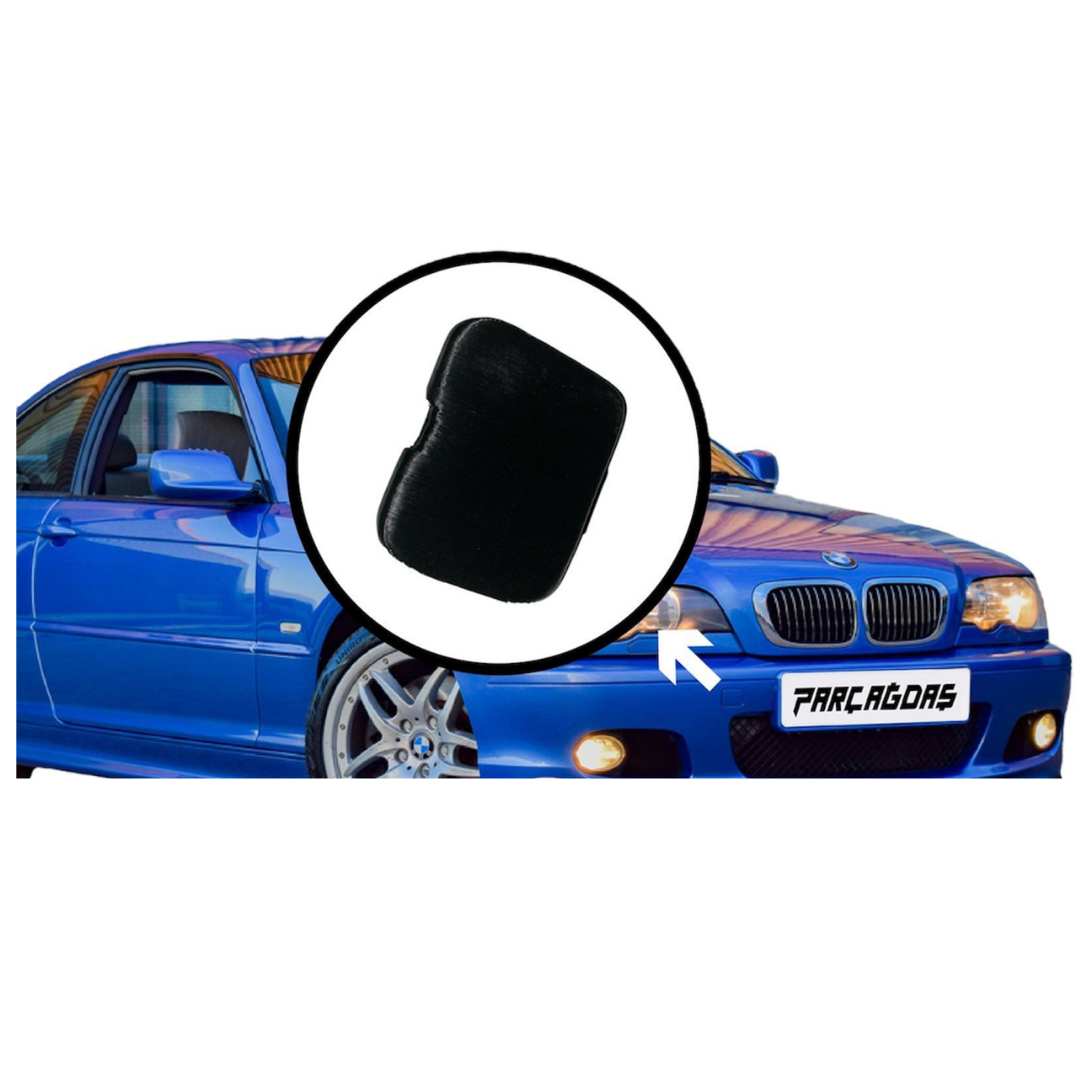 BMW E46 ÖN Çeki Demir Kapağı - Parçağdaş | BWM Yedek Parça