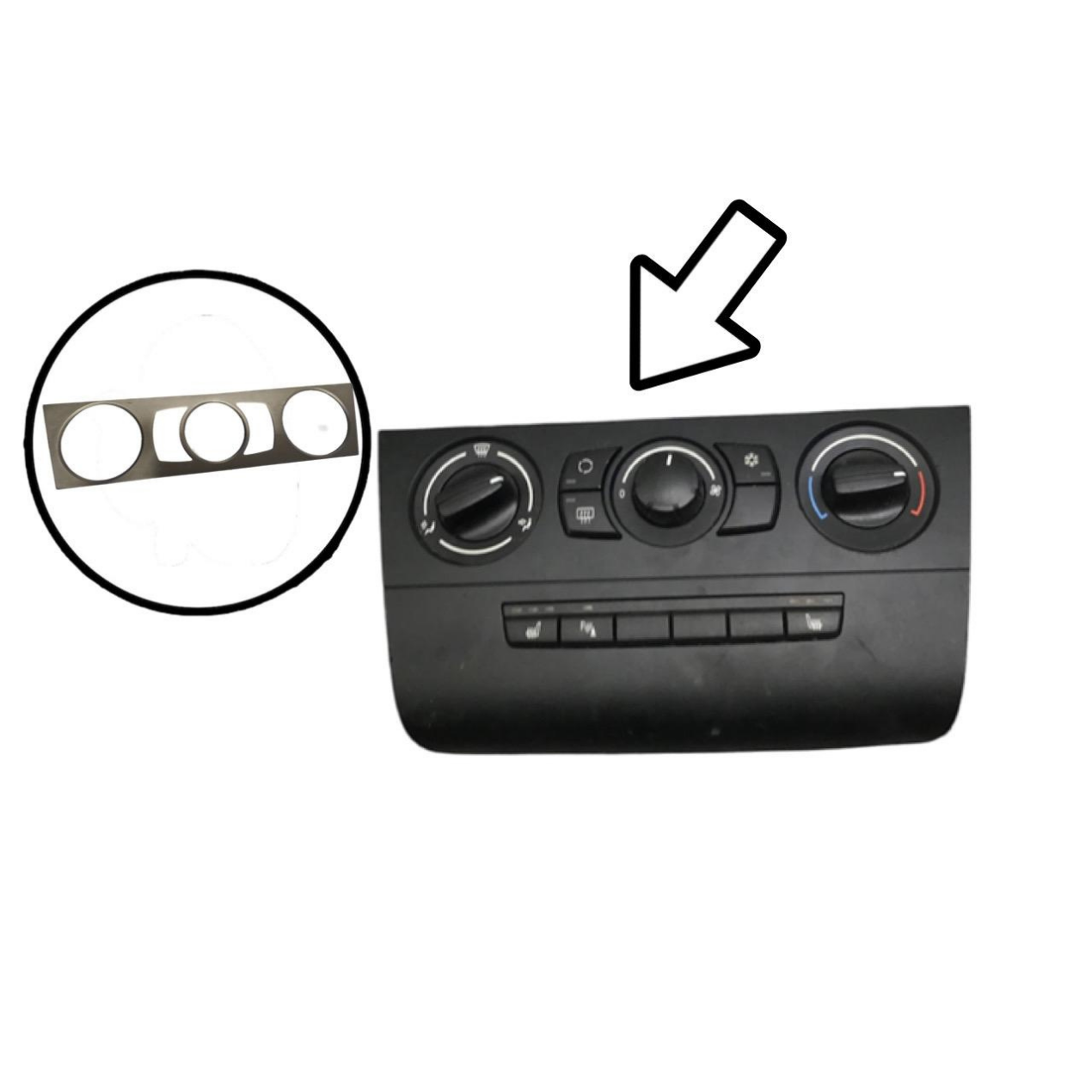 BMW E90 Klima kontrol Çerçevesi