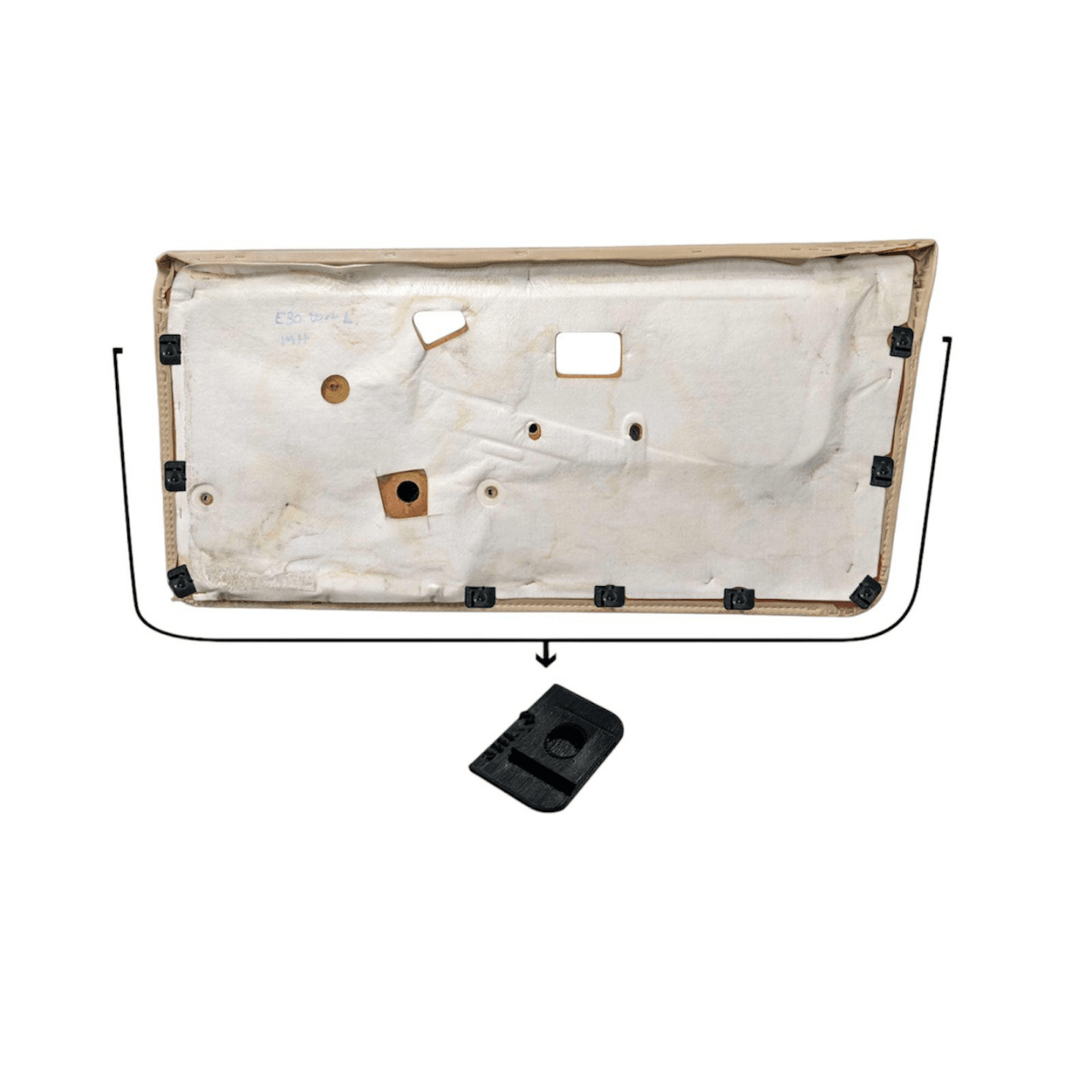 BMW E30 Kapı Döşeme Tamir Kiti