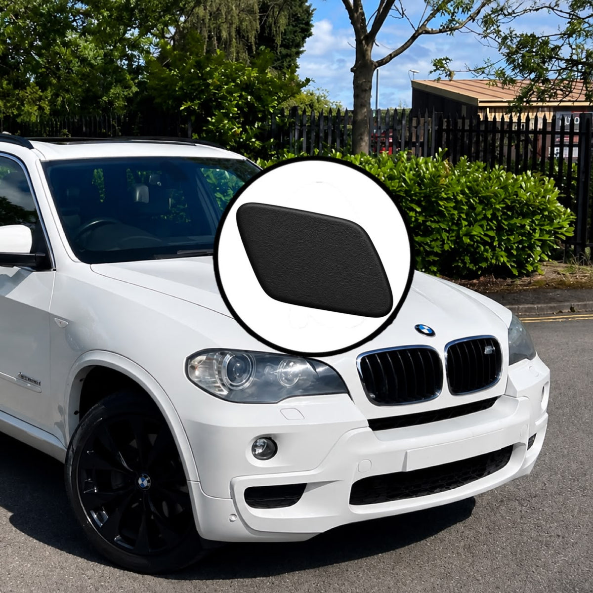 BMW E70 X5 Far Yıkama Kapağı