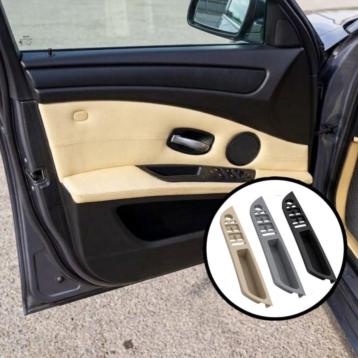 BMW E60 Cam Düğme Çerçevesi (LCİ)