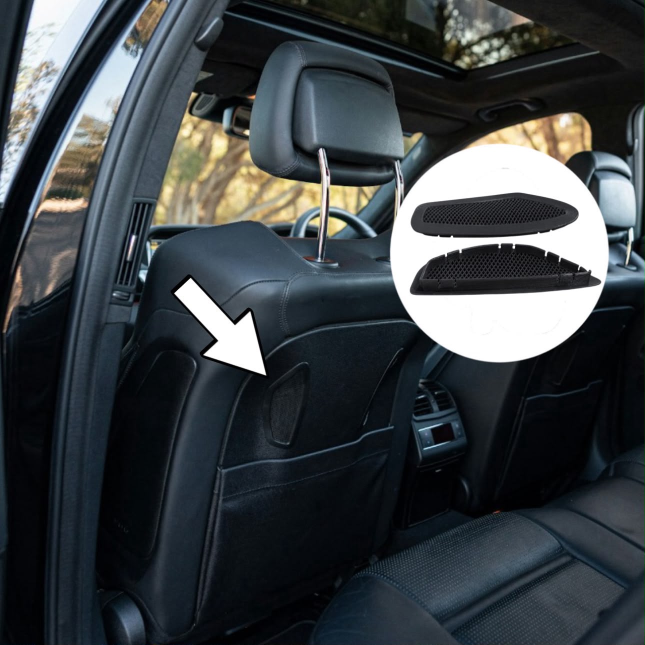 Mercedes W212 koltuk havalandırma ızgarası