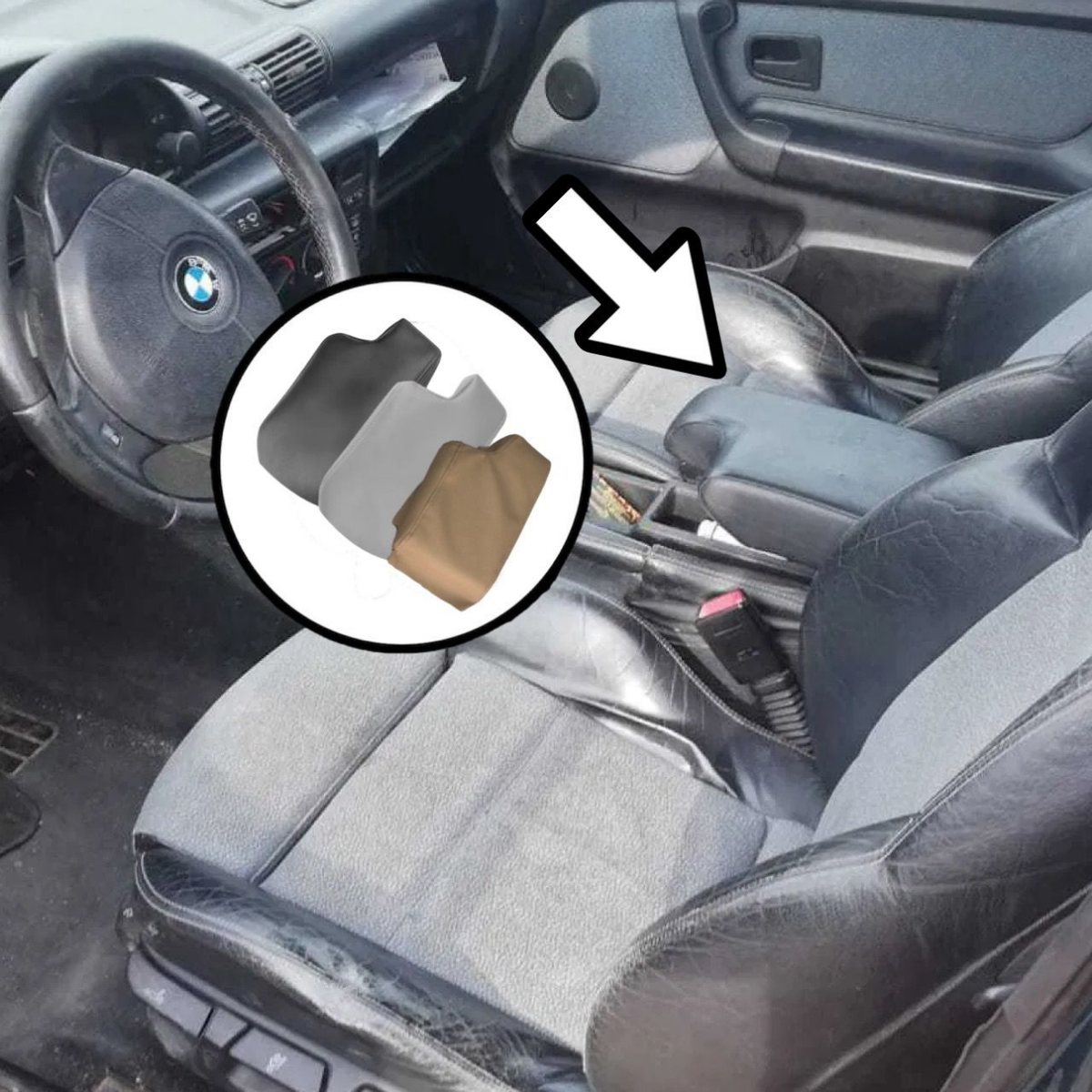 BMW E36 Kolçak Derisi