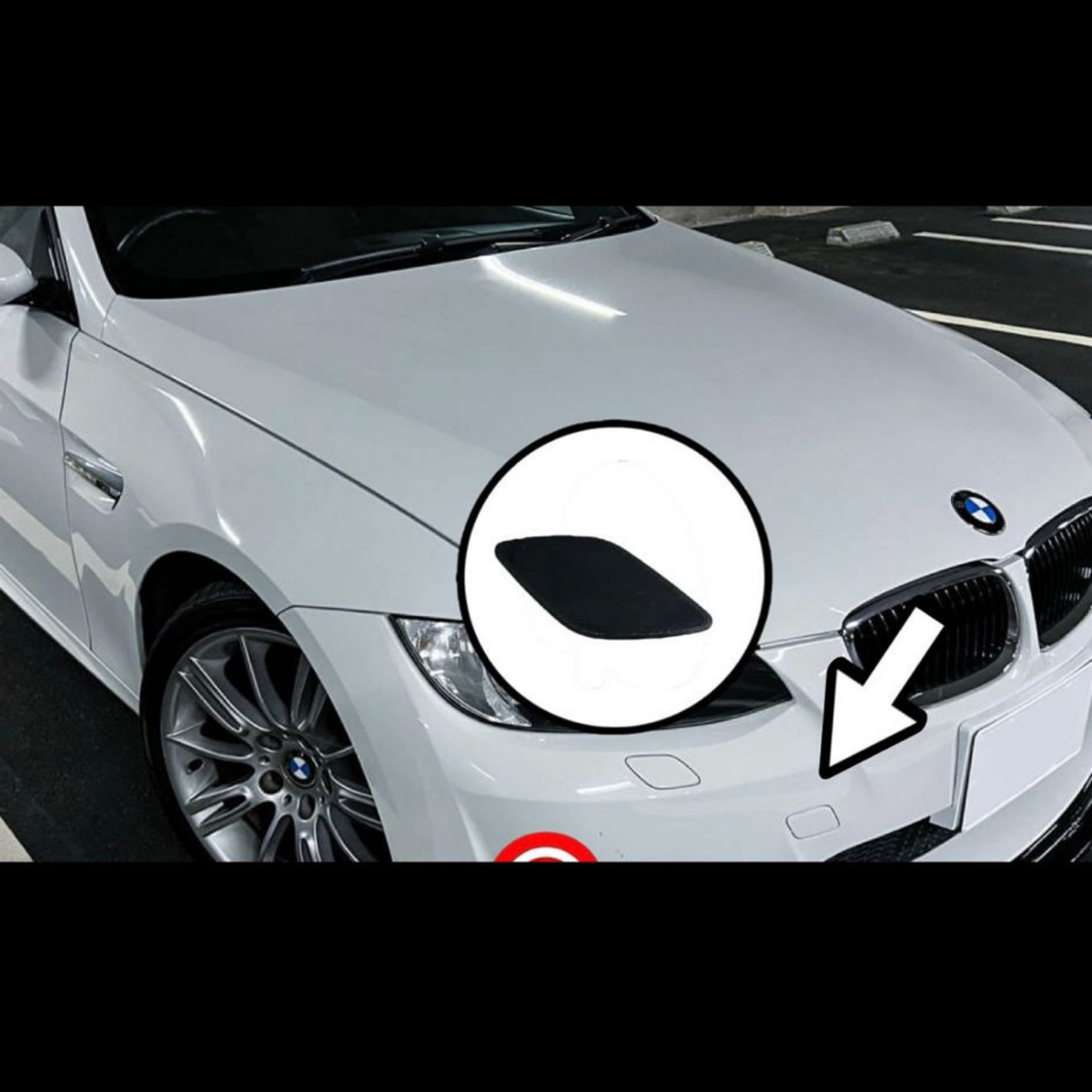 BMW E92/93 uyumlu ÖN Çeki Demir Kapağı