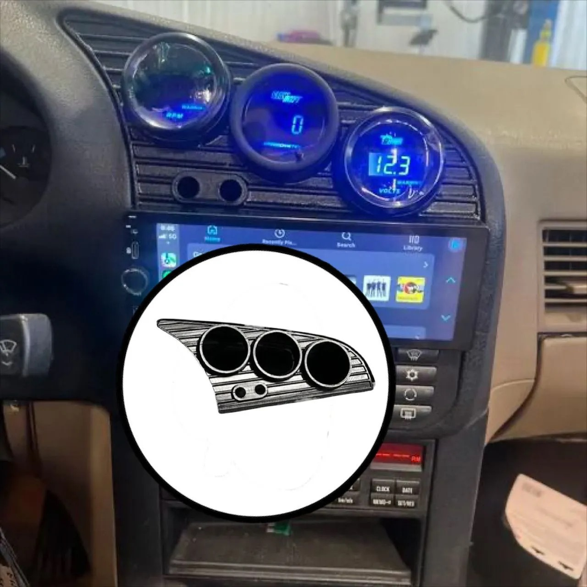 BMW E36 Afr Saat Tutucu [orta ızgara] - Parçağdaş | BWM Yedek Parça
