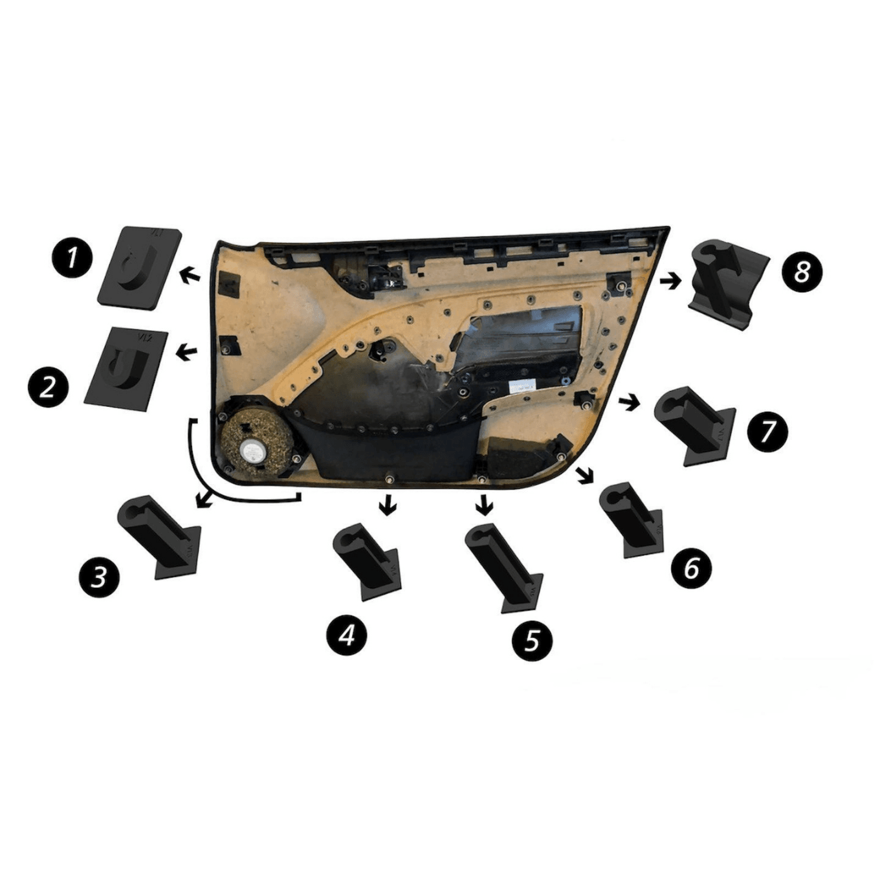 BMW E46 ÖN Kapı Tamir Kiti