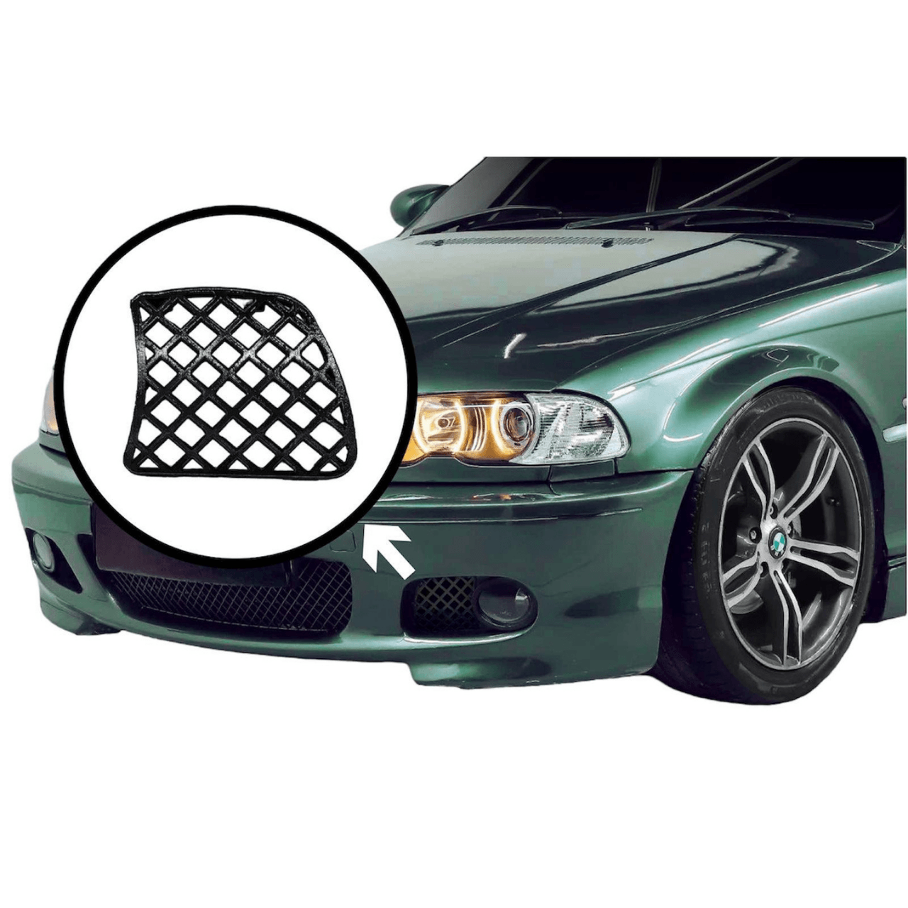 BMW E46 Sis Far Izgarası