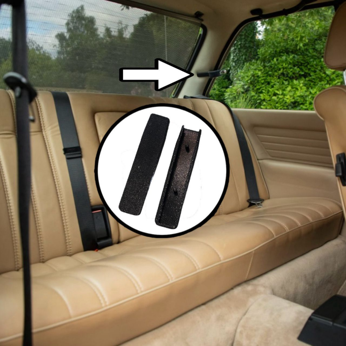 BMW E30 Coupe uyumlu Kelebek Cam Kapağı