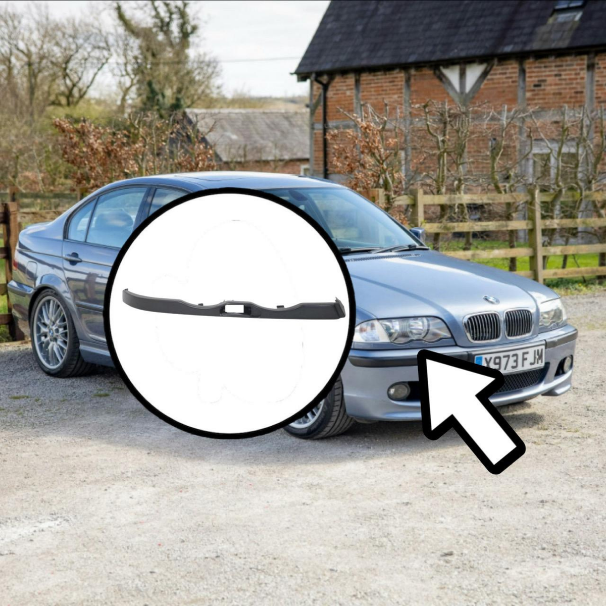 BMW E46 Sedan Far Altı Çıtası 98-01