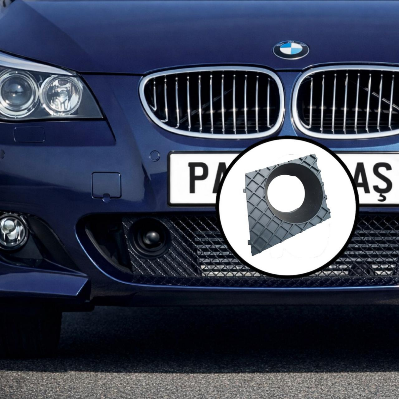 BMW E60 Portlu Tampon Izgarası