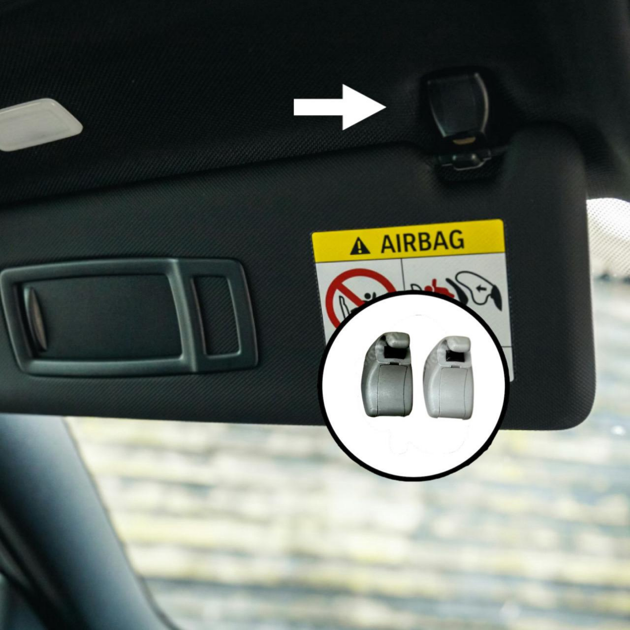 BMW F30/32/36 Güneşlik Klipsi