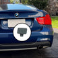 BMW E90 Arka Çeki Demir Kapağı